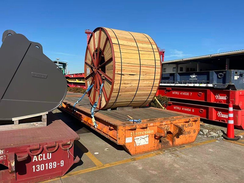 heavy-cable-spool-flat-rack